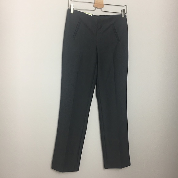 Style & Co. Pants - Style & Co. Petite  Straight Leg Pant Grey 4P NWT